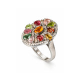 Gulbadan Multi-Tourmaline Ring