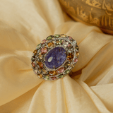 Durgavati Bloom Multistone Statement Ring
