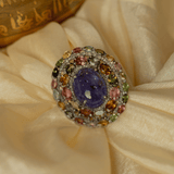 Durgavati Bloom Multistone Statement Ring