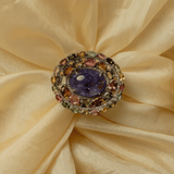 Durgavati Bloom Multistone Statement Ring