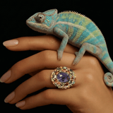 Durgavati Bloom Multistone Statement Ring