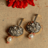 Shahi Gumbbad Diamond Polki Dangler Earrings