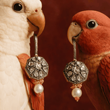 Shahi Gumbbad Diamond Polki Dangler Earrings