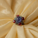 Baavri Ruby & Diamond Statement Ring