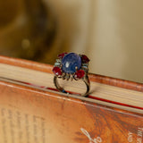 Baavri Ruby & Diamond Statement Ring