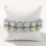 The Aurora Double Layer Opal Bracelet