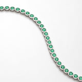 The Genevieve Zambian Emerald Bracelet