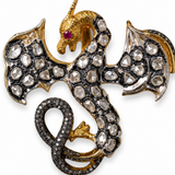 Agni Vritra Polki Brooch