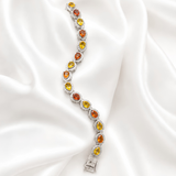 Canna Sapphire-Diamond Bracelet