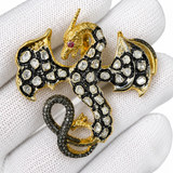 Agni Vritra Polki Brooch