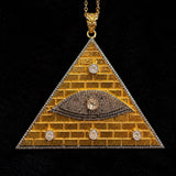 Egyptian Giza Diamond Statement Pendant (without Chain)