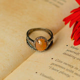 Chaar Chaand Opal Centerpiece Diamond Ring