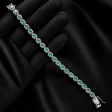 The Genevieve Zambian Emerald Bracelet