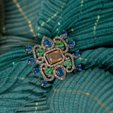 Neela Darbaar & Opaline Bed Fine Artisanal Statement Ring