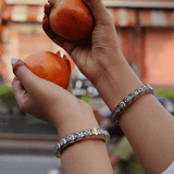 Antara Legacy Polki And Diamond Haath Kada Bangle Set