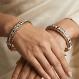 Ratnagiri Royal Polki Gemstone Bangle Set