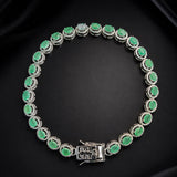 The Genevieve Zambian Emerald Bracelet