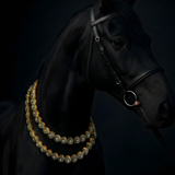 Sakal-Ban Umrao Jaan Polki And Diamond Halo Two Layer Necklace