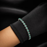 The Genevieve Zambian Emerald Bracelet