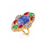 Ratna Mandala Multi-Stone Statement Ring