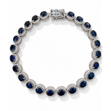 Etoile Bleue Big Sapphire Diamond Bracelet