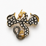 Agni Vritra Polki Brooch