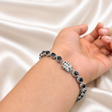 Etoile Bleue Big Sapphire Diamond Bracelet
