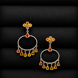 Aureoles Yellow Tourmaline Chandelier Earrings