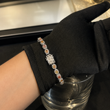 Ritushree Multi Sapphire Diamond Bracelet