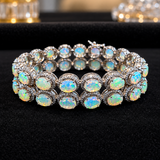 The Aurora Double Layer Opal Bracelet
