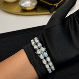 The Aurora Double Layer Opal Bracelet