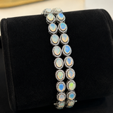 The Aurora Double Layer Opal Bracelet