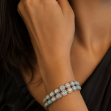 The Aurora Double Layer Opal Bracelet
