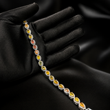 Canna Sapphire-Diamond Bracelet
