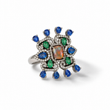 Neela Darbaar & Opaline Bed Fine Artisanal Statement Ring