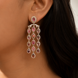Indira Raje Pink Tourmaline Earrings